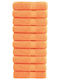 vidaXL Badetuchset 10Stk 70x140cm. Orange