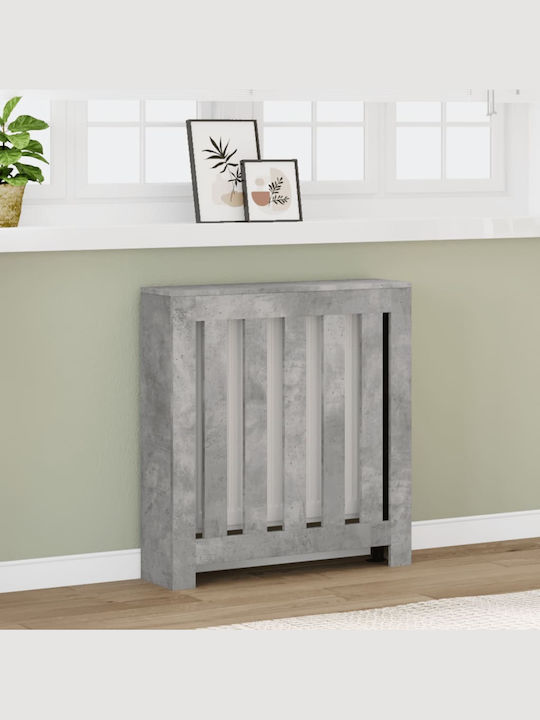 vidaXL Gray Particleboard Radiator Cover 78x20x...