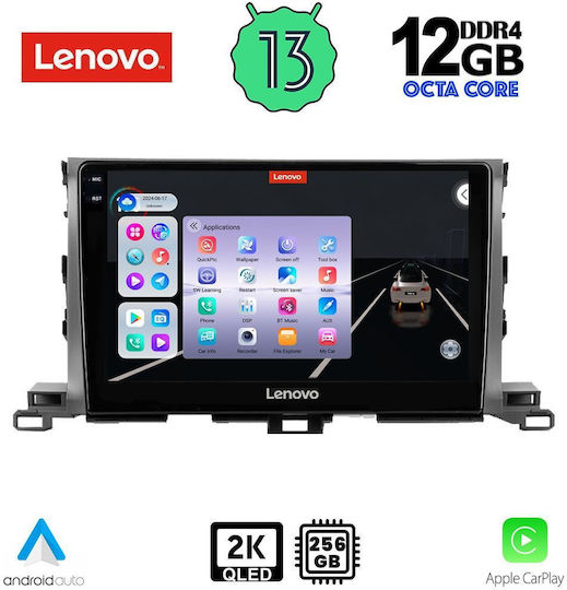 Lenovo Ηχοσύστημα Αυτοκινήτου για Toyota Highlander BMW X1 / X3 / X4 2014-2019 (Bluetooth/USB/AUX/WiFi/GPS/Apple-Carplay/Android-Auto) με Οθόνη Αφής 10"