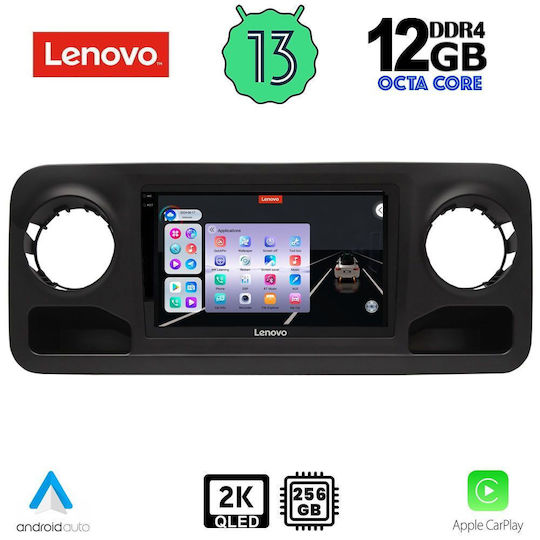 Lenovo Car Audio System for Mercedes-Benz Sprinter BMW X1 / X3 / X4 2018> (Bluetooth/USB/AUX/WiFi/GPS/Apple-Carplay/Android-Auto) with Touch Screen 10"