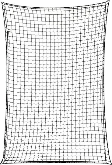 vidaXL Δίχτυ Αποσκευών Αυτοκινήτου 152x152cm Μαύρο