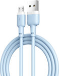 XO 1m Regular USB 2.0 to micro USB Cable Blue