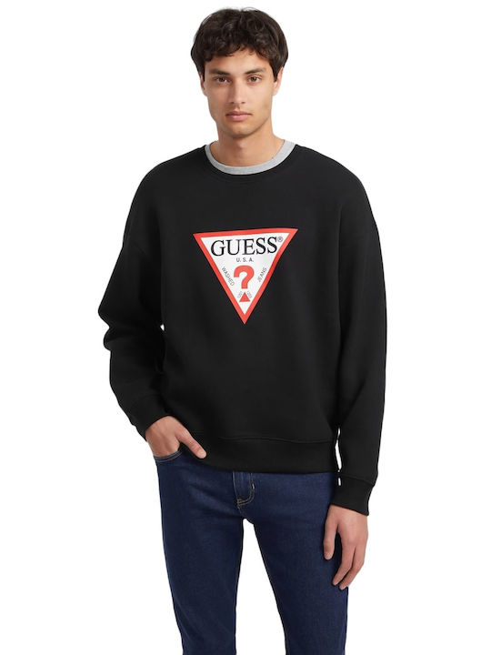 Guess Herren Sweatshirt Schwarz