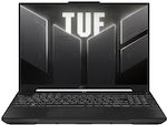 Asus TUF Gaming F16 FX607JV-N3111W 16" FHD 144Hz (Kern i7-13650HX/16GB/1TB SSD/GeForce RTX 4060/W11 Startseite) Mecha Gray (GR Tastatur)