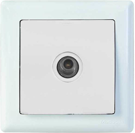 Mutlusan Daria Antenna Socket Terminal in White color 10171
