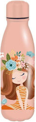 Must Team Παγούρι Μονόκερος 550ml Girl Flowers
