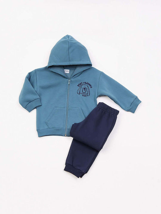 Trax Kinder Sweatpants Set - Jogginganzug Petrol Blau