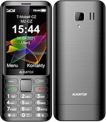 Aligator D950 Dual SIM Mobil cu Butone Mari (Meniu în limba engleză) Gri