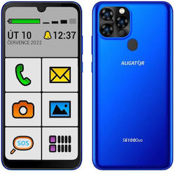 Aligator S6100 Senior Dual SIM (2GB/32GB) (Meniu în limba engleză) Albastru