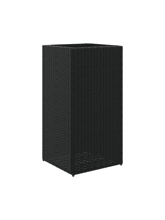 vidaXL Κήπου Planter Box 40x80cm in Black Color 366413