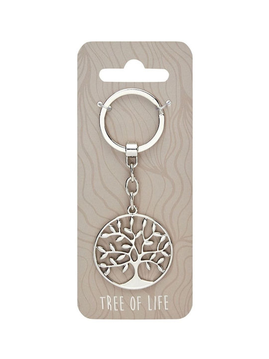 Crystals Jewels Keychain Metallic Tree of Life