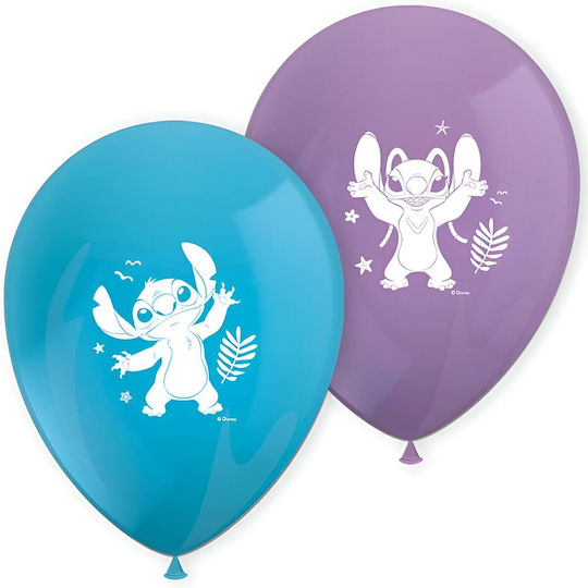 Set of 8 Balloons Lilo & Stitch