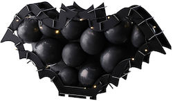 Ballonlichter Halloween Symbol "&" Schwarz LED 12.7cm