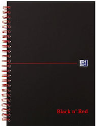 Oxford Notebook 70 Sheets A5 Ruled Sheets Black