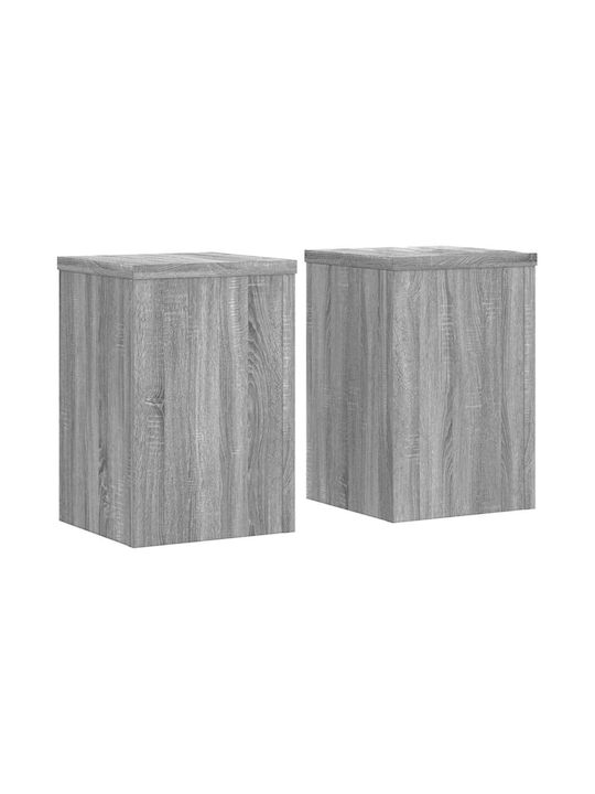 vidaXL Ghiveci de flori 20x30cm Set 2buc în Culoare Gri 852902