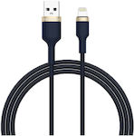 GoGEN Geflochten USB-A zu Lightning Kabel Blau 1m (LIGHTN100MM07)