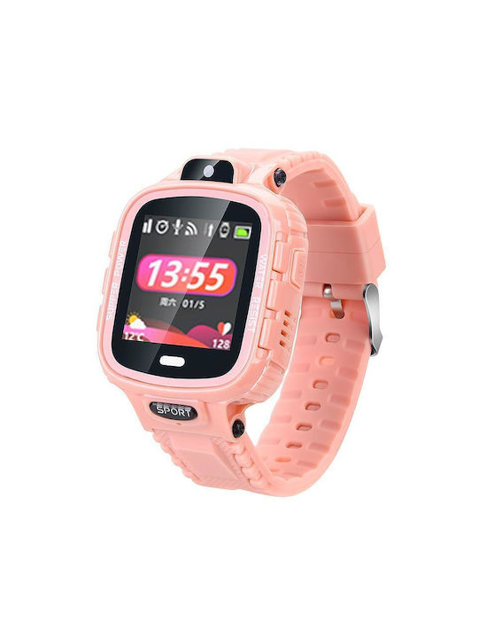 Kids Smart Watch Nubi Tp36 Sim Card Camera Gps+lbs Tracking Wi-fi Waterproof Pink