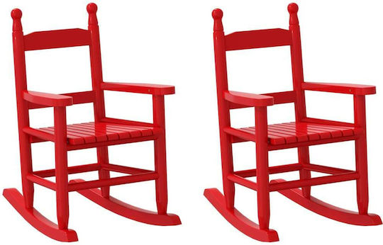 Kids Chairs Red 36x46.5x57cm 2 Pieces