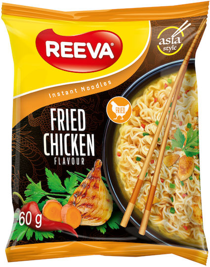 Reeva Asia Instant Noodles Τηγανιτο Κοτοπουλο 60g