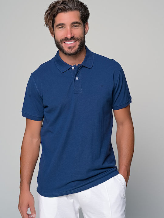 Van Hipster Tricou Polo Albastru Marin