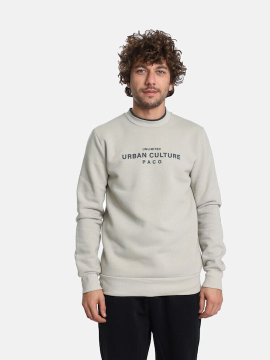 Paco & Co Herren Sweatshirt Beige