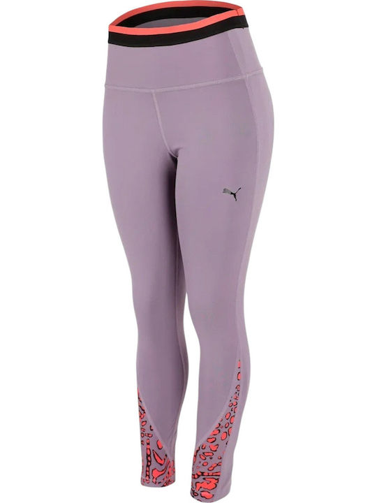 Schulung Frauen Gekürzt Leggings Pale Plum