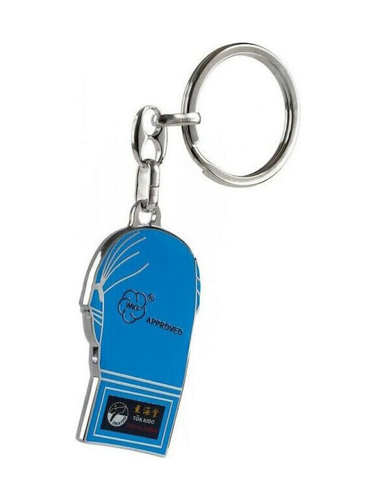 Tokaido Breloc Karate Gloves Double Face Metalic Albastru