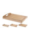 Koopman Wooden Rectangular Decorative Tray 39x26x5cm
