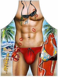 Funny Apron Baywatch Print Apron Funny Apron Baywatch Print Apron