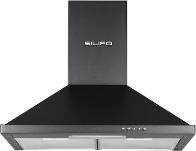 Silifo SF6622 Απορροφητήρας Καμινάδα 60cm Black