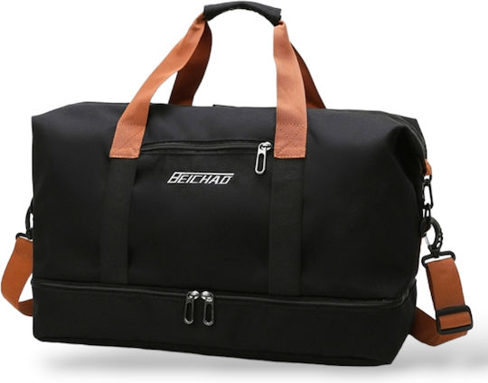 FlyNow Sack Voyage 32lt Black Fabric L46xW25xH28cm