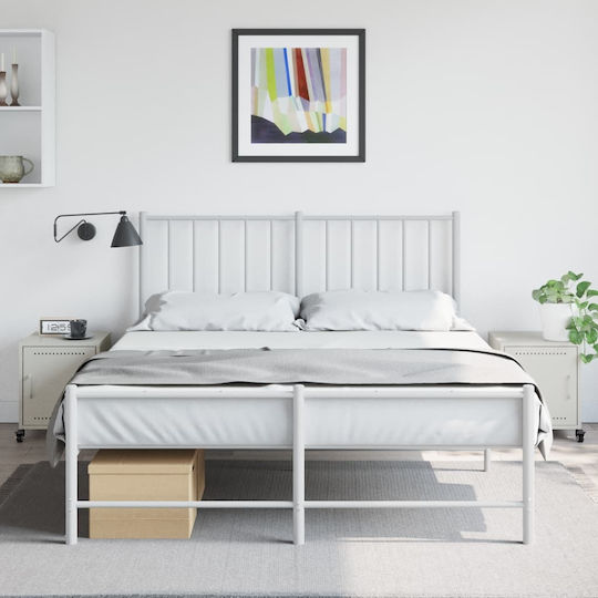 Wooden Bedside Tables White 2 Pieces 36x39x43.5cm