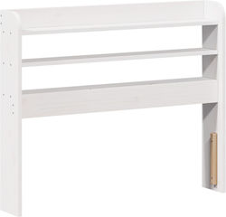 vidaXL Κεφαλάρι Κρεβατιού Ξύλινο Λευκό 85x82cm