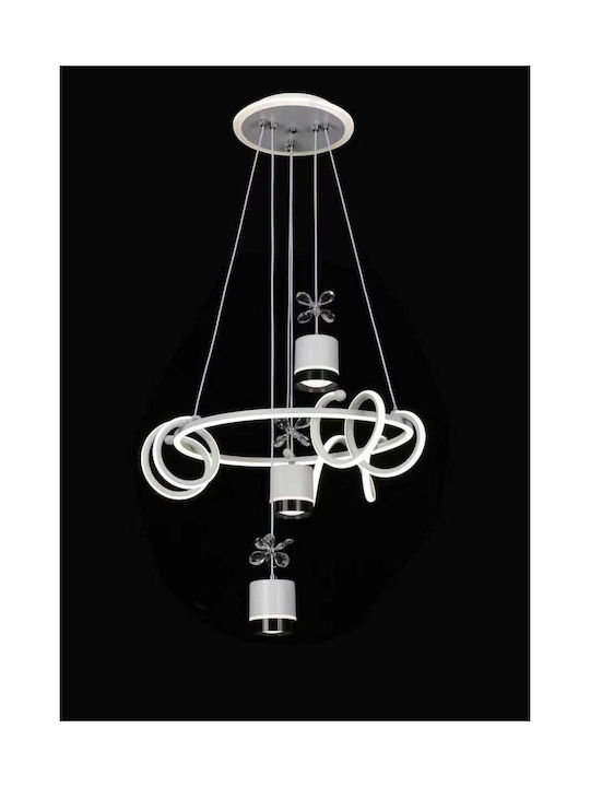 2206 Pendant Light LED with Warm to Cool White Light White