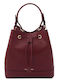 Tuscany Leather Minerva Leather Women's Bag Shoulder Burgundy