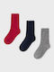 Mayoral Kids' Socks Red 3 Pairs