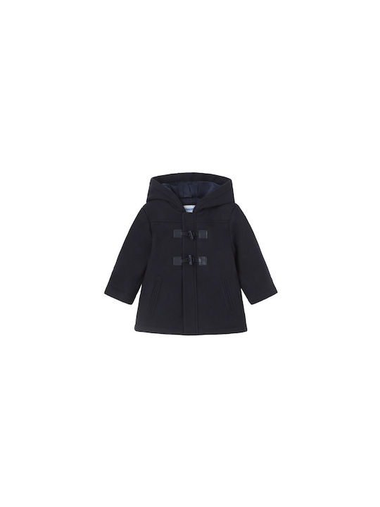 Mayoral Kids Coat Montgomery with Lining Blue