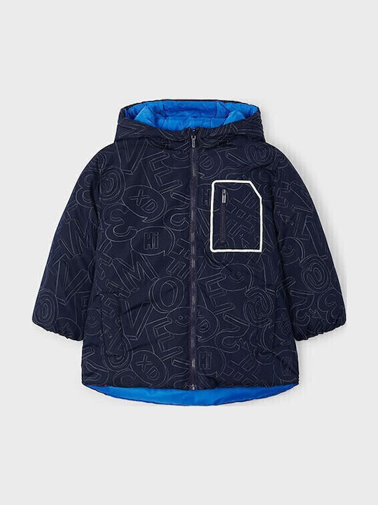 Mayoral Kids' Quilted Jacket Double Sided with ...