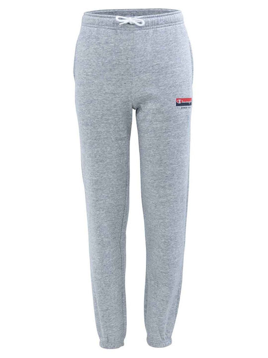 Champion Copilăresc Pantalon de Trening Gri Elastic Cuff