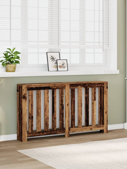 vidaXL Husă Pentru Radiator Din PAL Maro 149x20x82cm