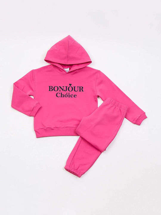 Trax Kinder Sweatpants Set - Jogginganzug Fuchsie