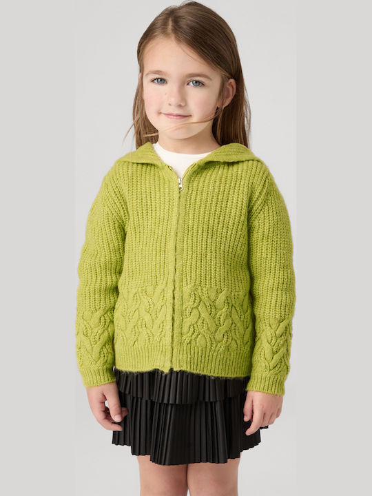 Cardigan pentru copii Tricotat Verde