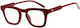 Cammello 7010 Reading Glasses +2.50 Dak Red Grey