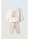 Evita Kids Set with Leggings Winter 2pcs Ecru