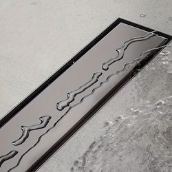 Vinci Shower Channel Black Vinci Shower Channel Black