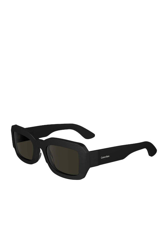 Calvin Klein Men's Sunglasses with Black Plastic Frame and Black Lens CK24511S 001