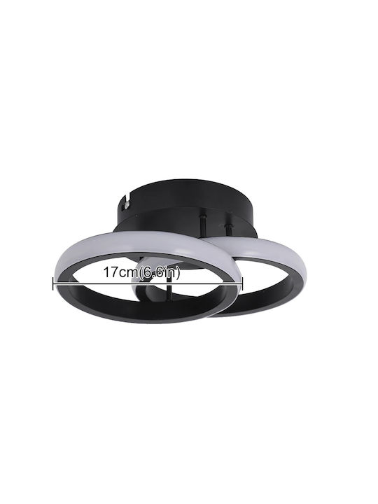 Ceiling Light Minimalist Design Nordic Style C X Black Warm White