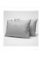 Casa Colori Pillowcase Set with Envelope Cover L.Grey 50x70cm.