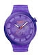 Swatch Swatch Women's Watch with Purple Rubber Strap