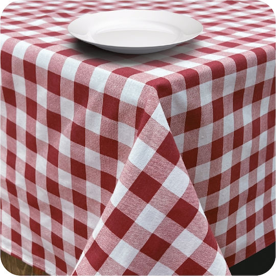 Casa Colori Tischtuch Red-White 140x180cm